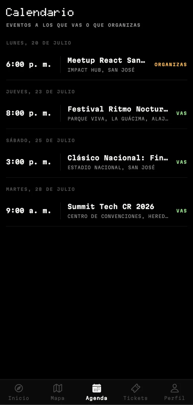 Agenda — mobile