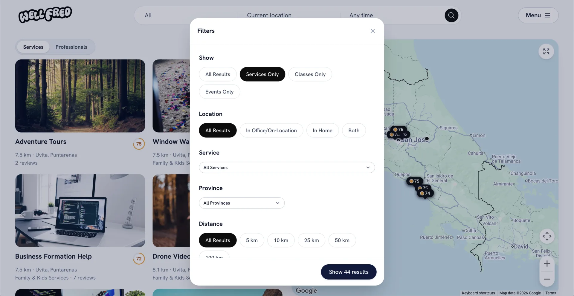 Search Filters